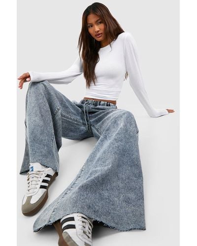 Boohoo Wide-leg jeans for Women, Online Sale up to 67% off