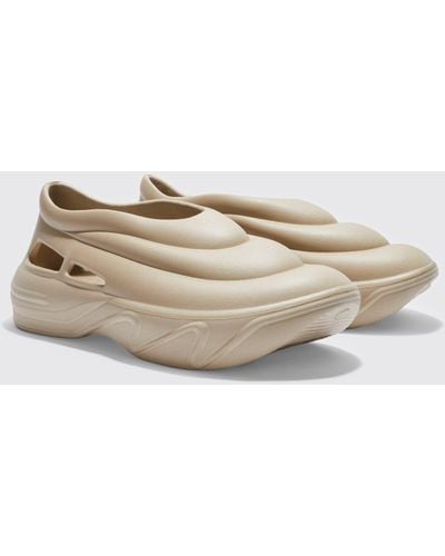 BoohooMAN Moulded Runner - Natural