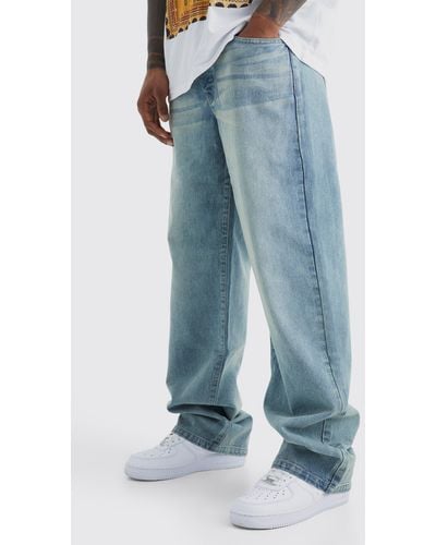 BoohooMAN Lockere Jeans - Blau