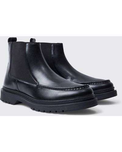 Boohooman chelsea shop boots
