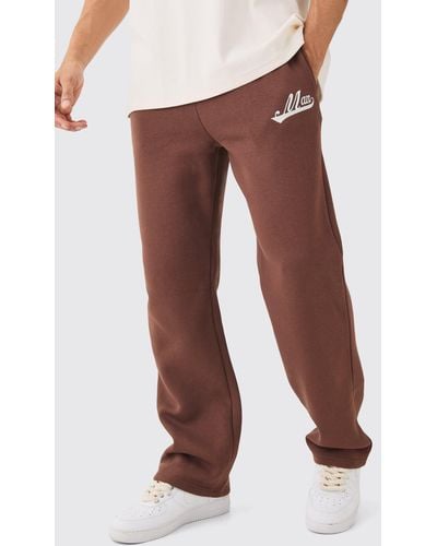 BoohooMAN Man Relaxed Fit Jogger - Braun