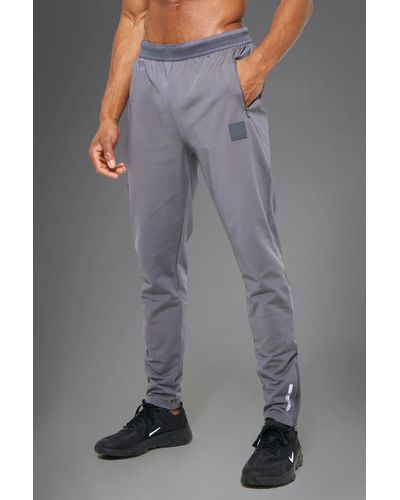 BoohooMAN Man Active Performance Jogger - Grey