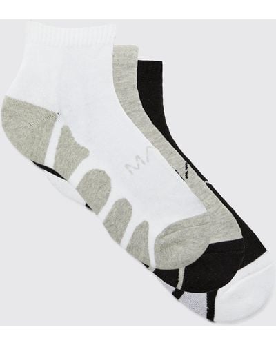 BoohooMAN 5 Pack Man Dash Activewear Ankle Socks - Multicolor
