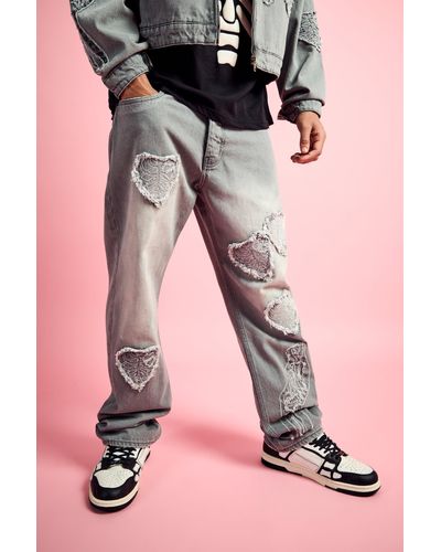 Relaxed Fit Carpenter Jeans With Drop Crotch