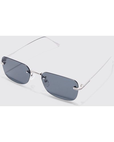 Jack Marc Oval Rimless Sunglasses - Unisex – JACKMARC.COM