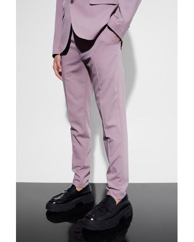 Boohoo Super Skinny Suit Pants - Pink