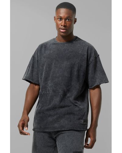 BoohooMAN Man Active Oversized T-shirt in Gray for Men