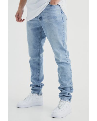 BoohooMAN Tall Slim Rigid Jean - Blue