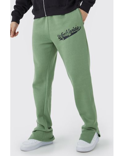 Men's Puma Classics Cuffed Jogger Sweatpants Thyme Green Size