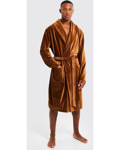 designer towelling robe