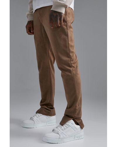 Suede Pants, Slacks and Chinos for Men | Lyst