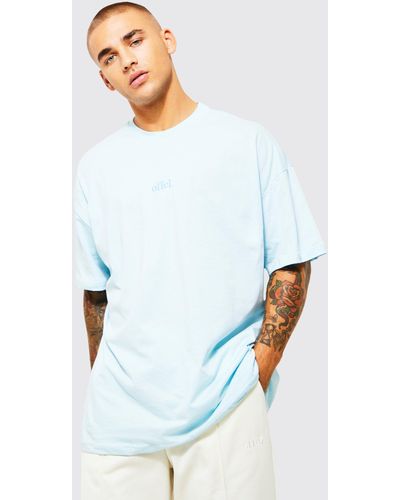 BoohooMAN Offcl Oversized Crew Neck T-shirt - White