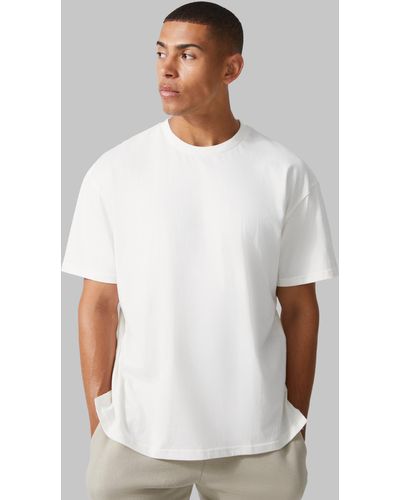 Boohoo Man Active Oversized T Shirt - White