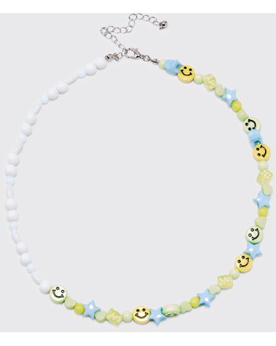BoohooMAN Beaded Necklace - Multicolour