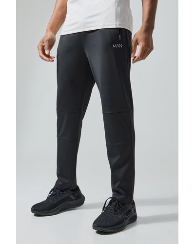 BoohooMAN Man Active Stretch Sweatpants - Black