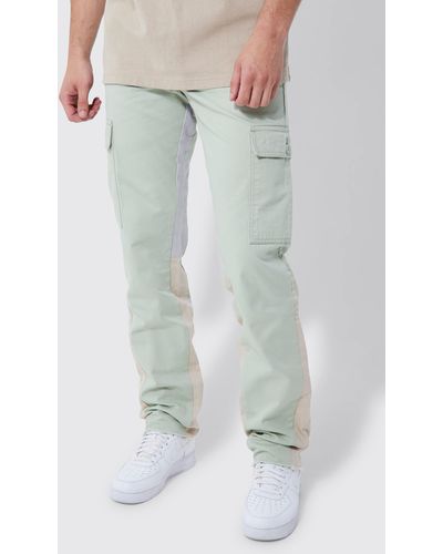 boohooMAN Men's Tall Skinny Carpenter Cargo Jeans