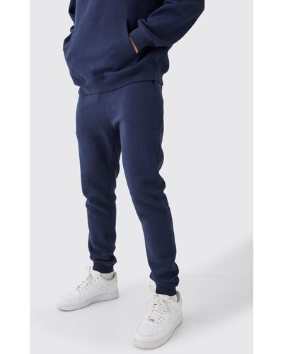 BoohooMAN Basic Skinny Fit Jogger - Blau