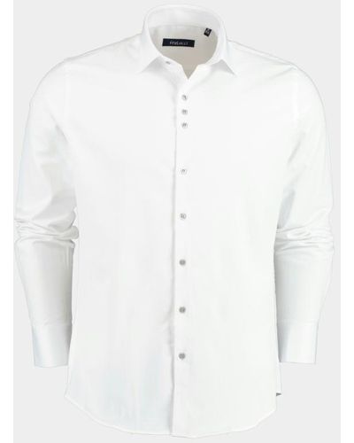 Ferlucci Casual Hemd Lange Mouw Zwart - Wit