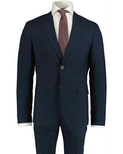 Scotland Blue Kostuum D8 Toulon - 2 Pcs Suit - Blauw