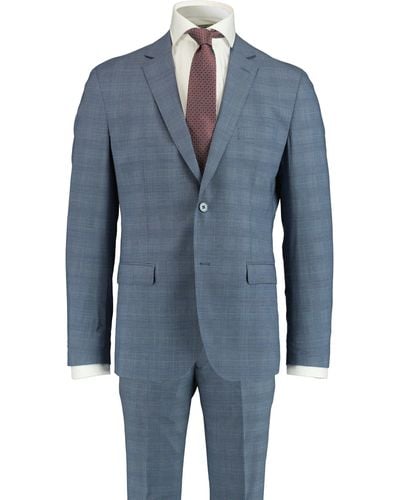 Scotland Blue Kostuum D7,5 Lyon Suit - Blauw
