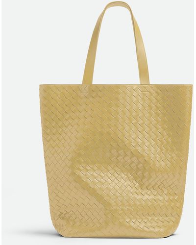 Bottega Veneta Large Intrecciato Tote Bag - Yellow