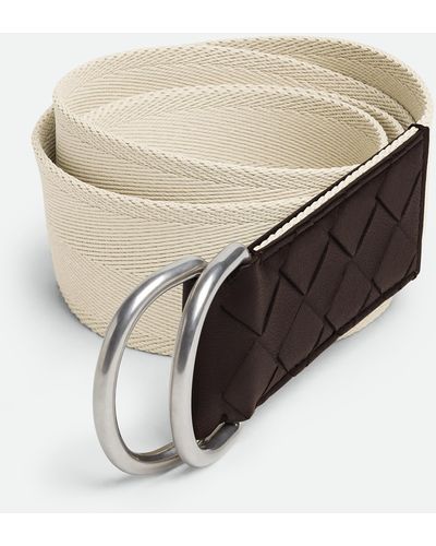 Bottega Veneta Webbing Nastro Belt - Natural