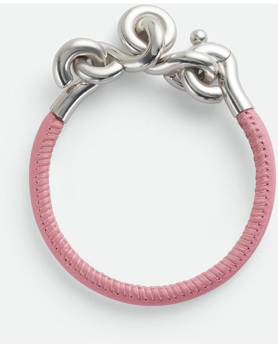 Bottega Veneta Loop Leather Bracelet - Multicolour