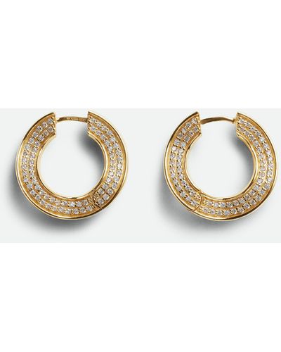 Bottega Veneta Curve Earrings - White