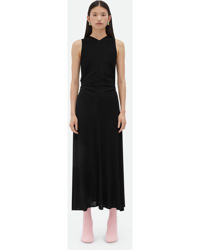 Bottega Veneta Knot Jersey Maxi Dress - Black