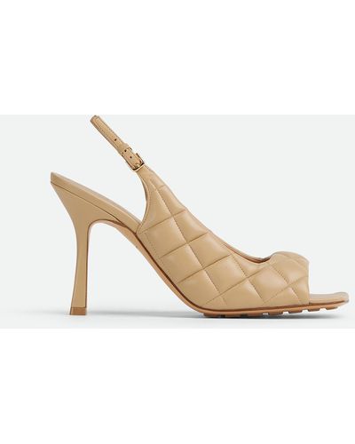 Bottega Veneta Padded Slingback Sandals - Natural