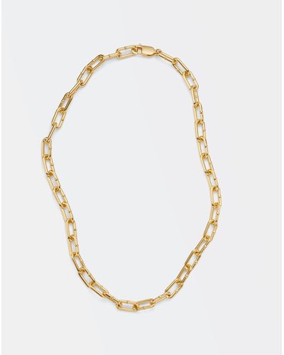 Bottega Veneta Chain Necklace - Metallic