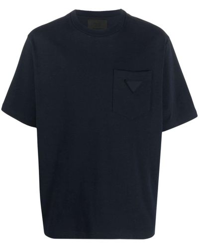 Prada Logo-Print Short-Sleeve Shirt - White for Men