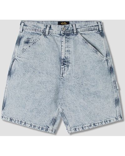 Stan Ray Jeans Painter Shorts - Blue
