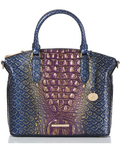 Brahmin Duxbury Satchel - Blue