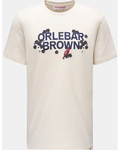 Orlebar Brown Rundhals-T-Shirt 'Classic Tee' - Weiß