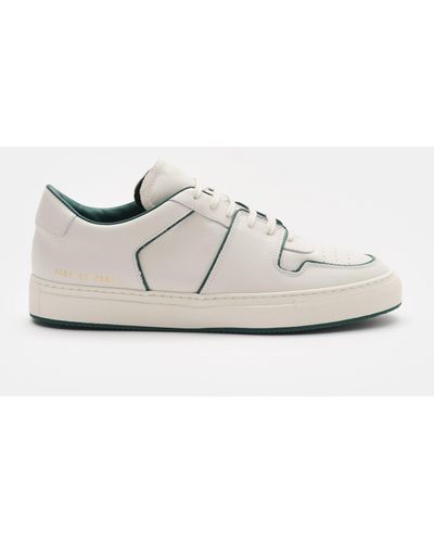 Common Projects Sneaker 'Decades Low' weiß/green