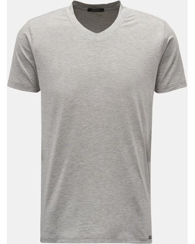 Tom Ford V-Neck T-Shirt - Grau