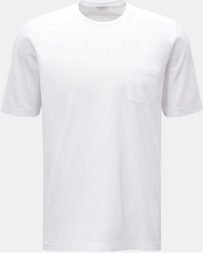 von Braun Rundhals-T-Shirt - Weiß