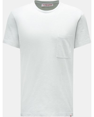 Orlebar Brown Rundhals-T-Shirt 'Classic Tee' - Weiß