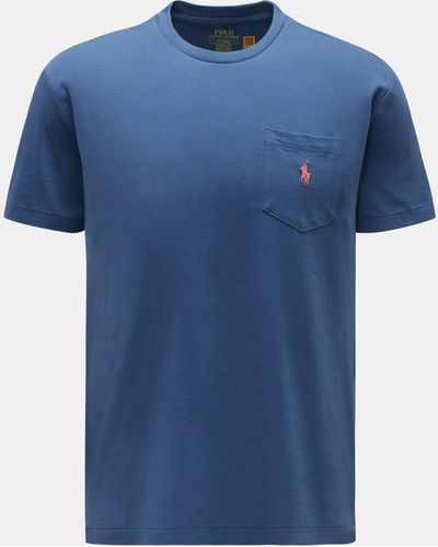 Polo Ralph Lauren Rundhals-T-Shirt - Blau