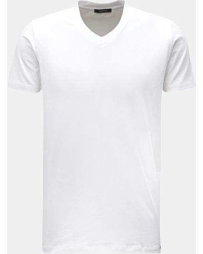 Tom Ford V-Neck T-Shirt - Weiß