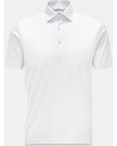 STEFAN BRANDT Jersey-Poloshirt 'Luis' - Weiß