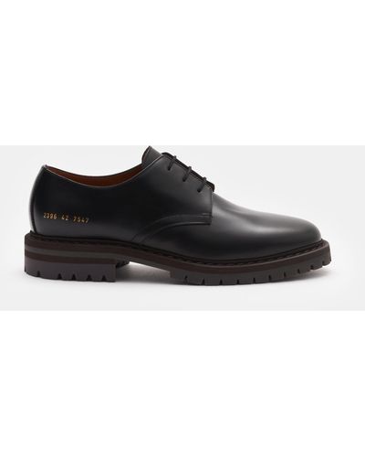 Common Projects Derby 'Officer's' - Schwarz