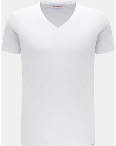 Orlebar Brown V-Neck T-Shirt - Weiß