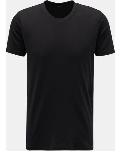Tom Ford V-Neck T-Shirt - Schwarz