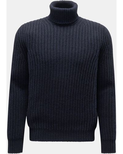 von Braun Cashmere Rollkragenpullover - Blau