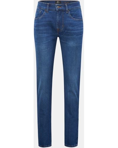7 For All Mankind Jeans 'Slimmy Tapered' - Blau