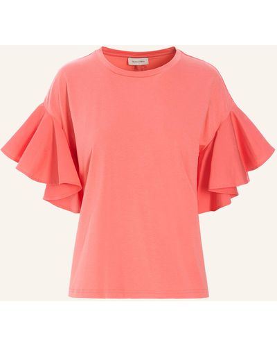 Dea Kudibal T-Shirt JENTHI im Materialmix - Pink