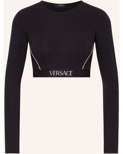 Versace Cropped-Top - Schwarz