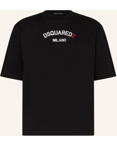DSquared² T-Shirt MILANO - Schwarz